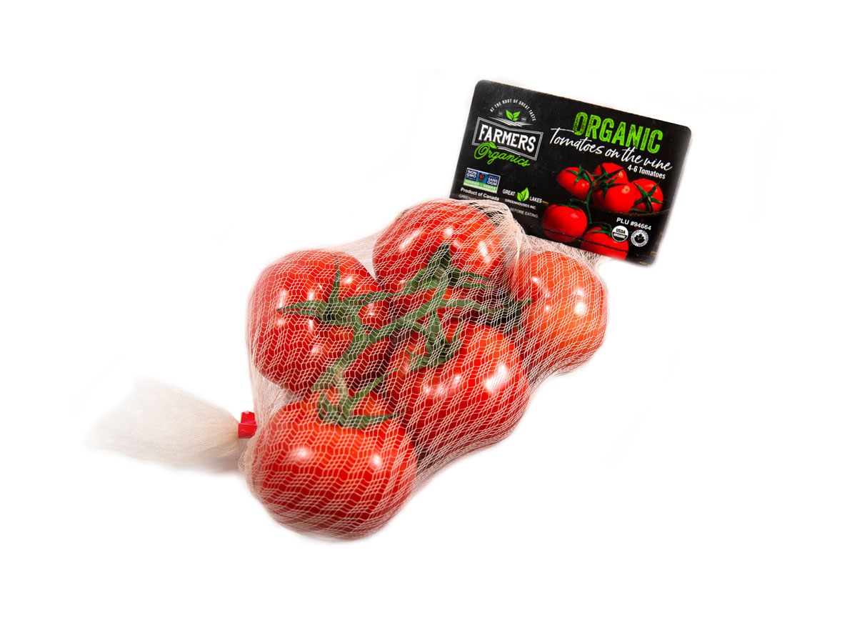 Organic Tomatoes on the Vine